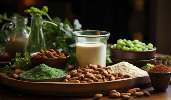 on table all protien