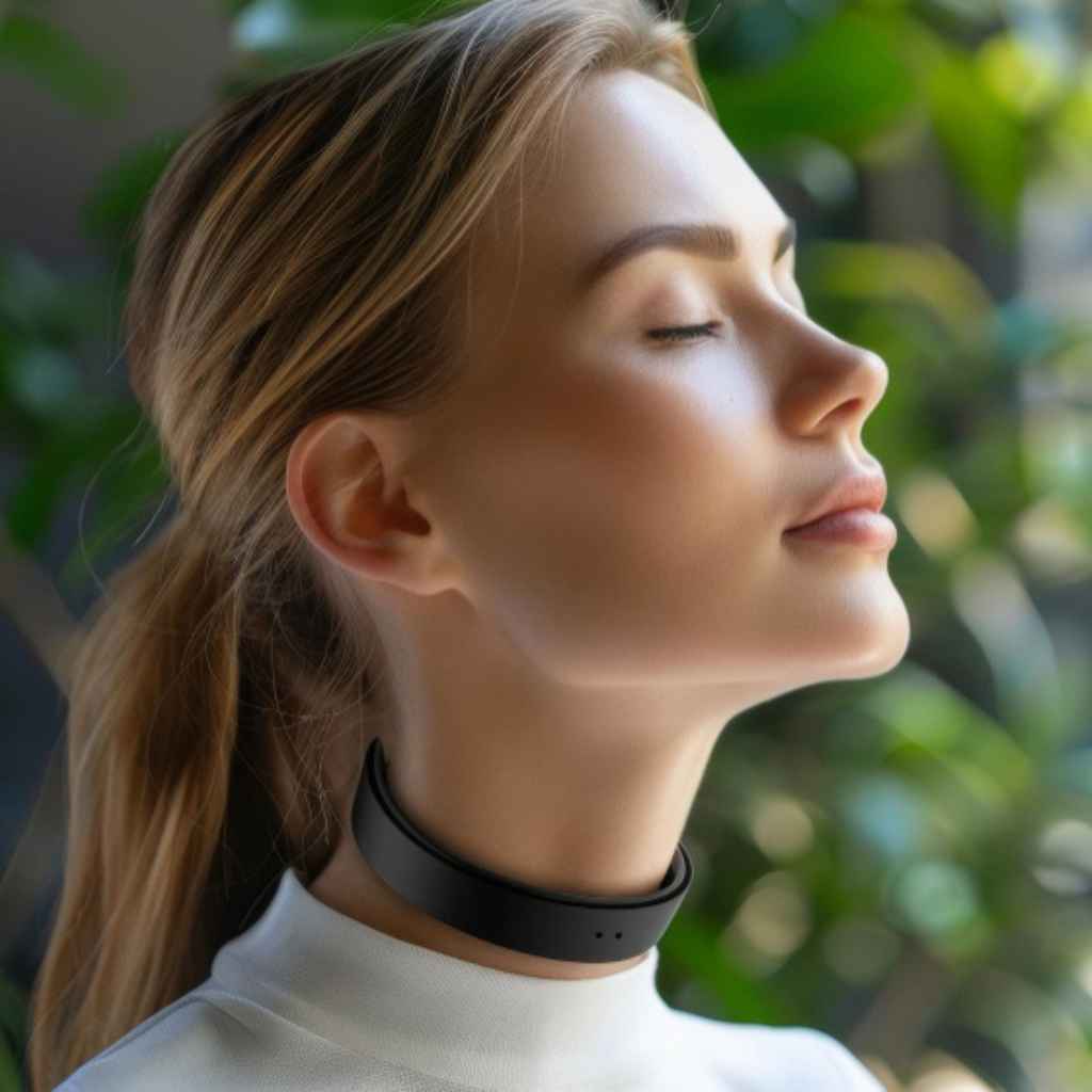girl yogic breathing