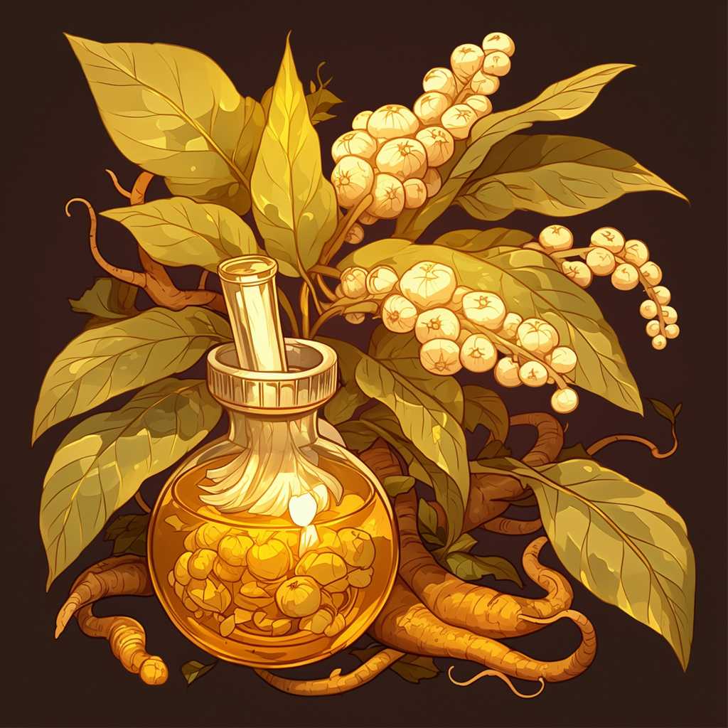 ginseng health symbols