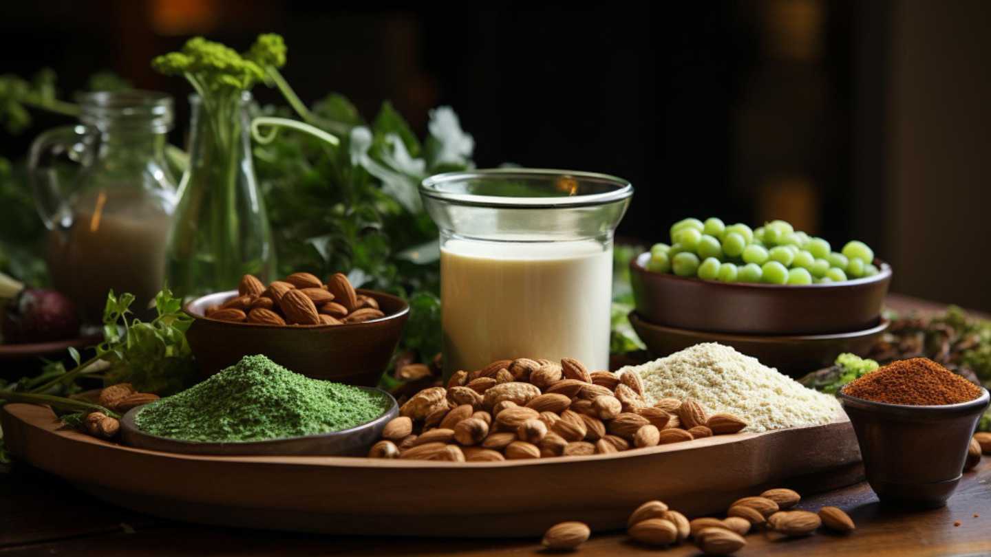 on table all protien