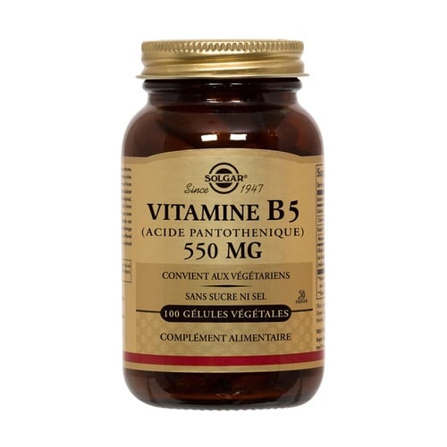 3c95ff80d1b49c0ac79191a4f6499c64 vitamin b5 (pantothenic acid) 550 mg