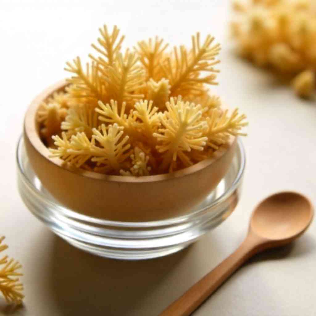 a irish sea moss in bowl